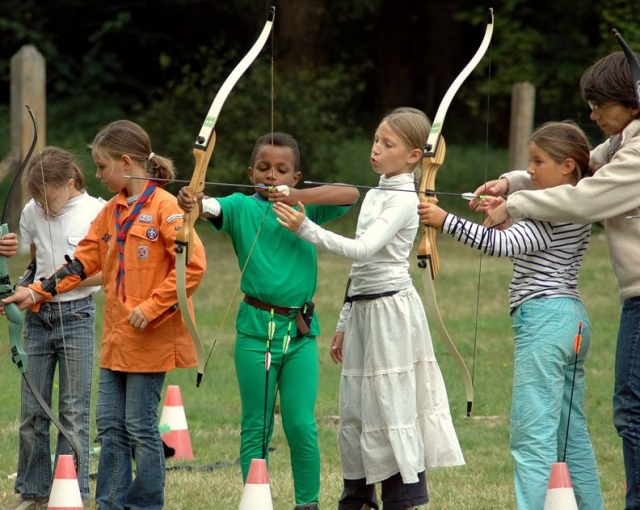 Tir a l Arc Enfant avec au coeur du Val de Loire